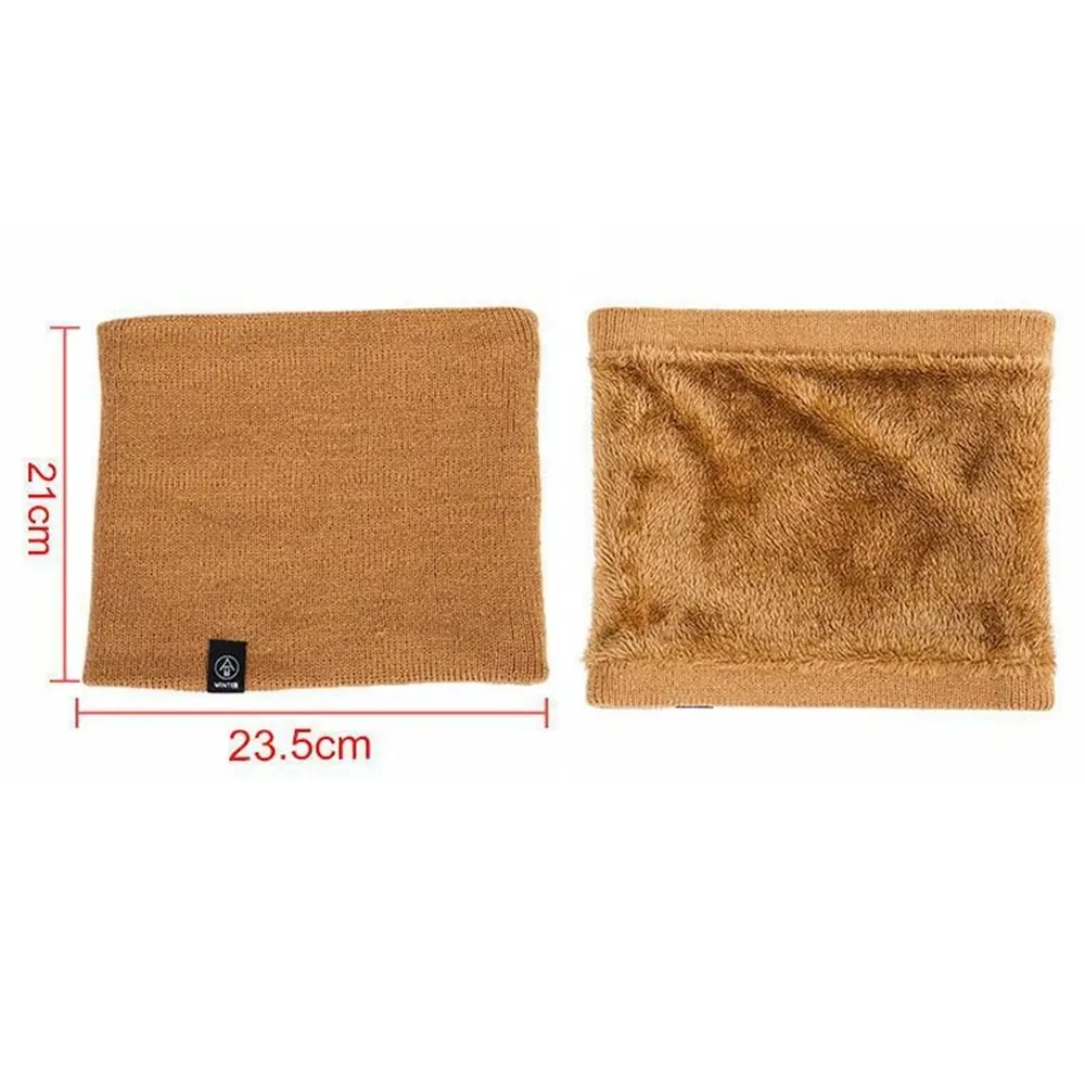Wool Fur Neck Warmer Scarf for Women and Men