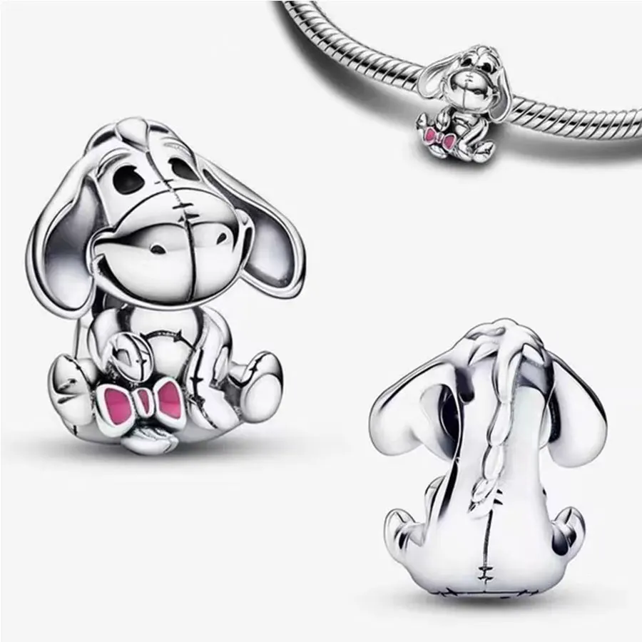 Potdemiel Pure Silver Card Charm Pendant
