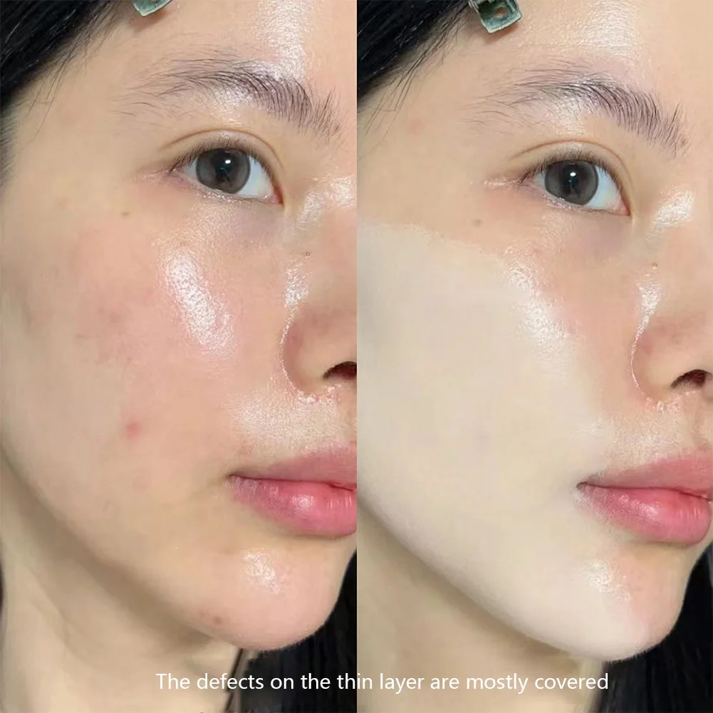 Air Cushion Natural Moisturizing Foundation Concealer Whitening Oil-control Korean Makeup BB Cream with Cosmetics Puff liquid foundation cc cream air cushion bb cream