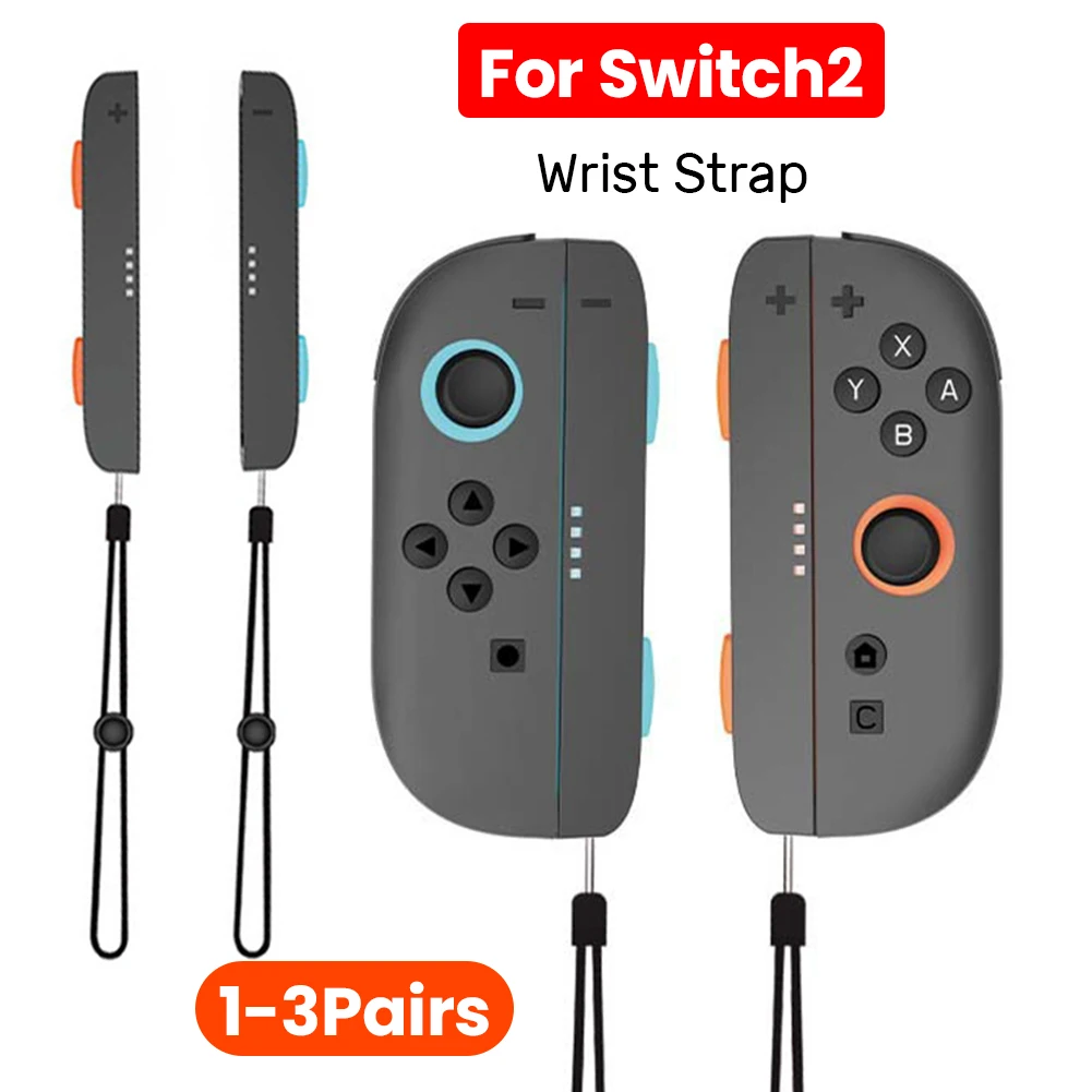 2-6Pcs Wrist Strap  for Switch 2 Joy-con Hand Rope Controller Anti-lost Hand Strap for Switch2/Switch/OLED Joy-Con Controller