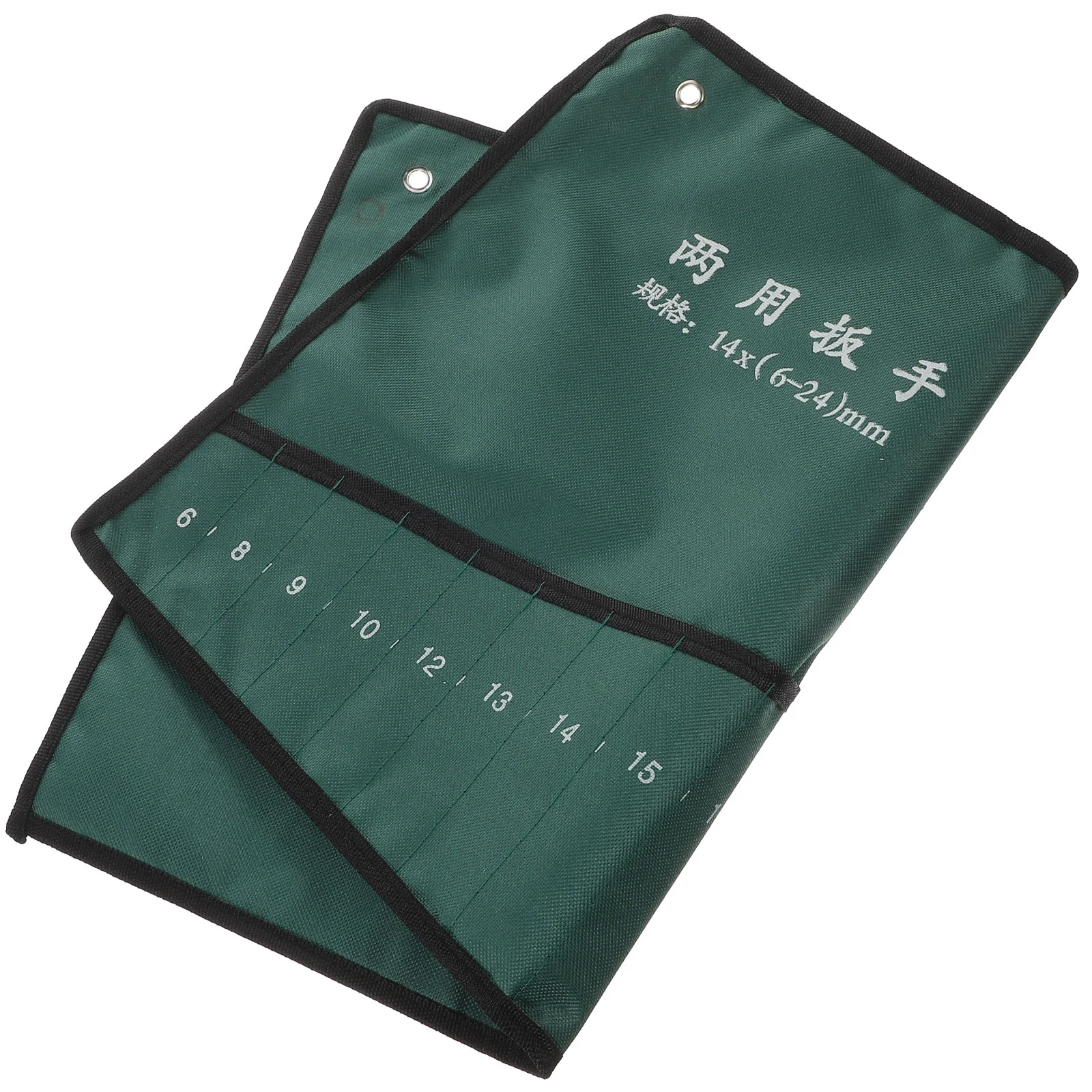 

Холщовая Сумка-органайзер для гаечных ключей и ключей с 14 отделениями (случайный узор)