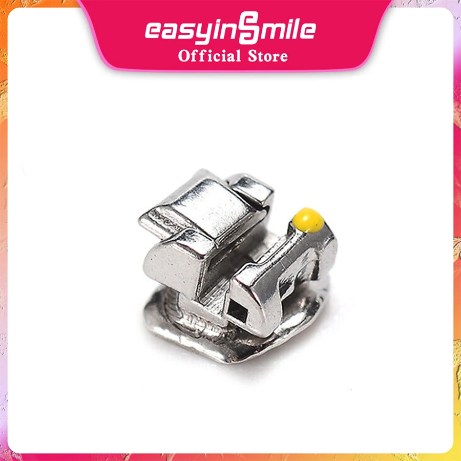 Easyinsmile 10Packs Dental Orhto Material for Metal Bracket  Roth / MBT 345 022 Self LigatingMini Braces