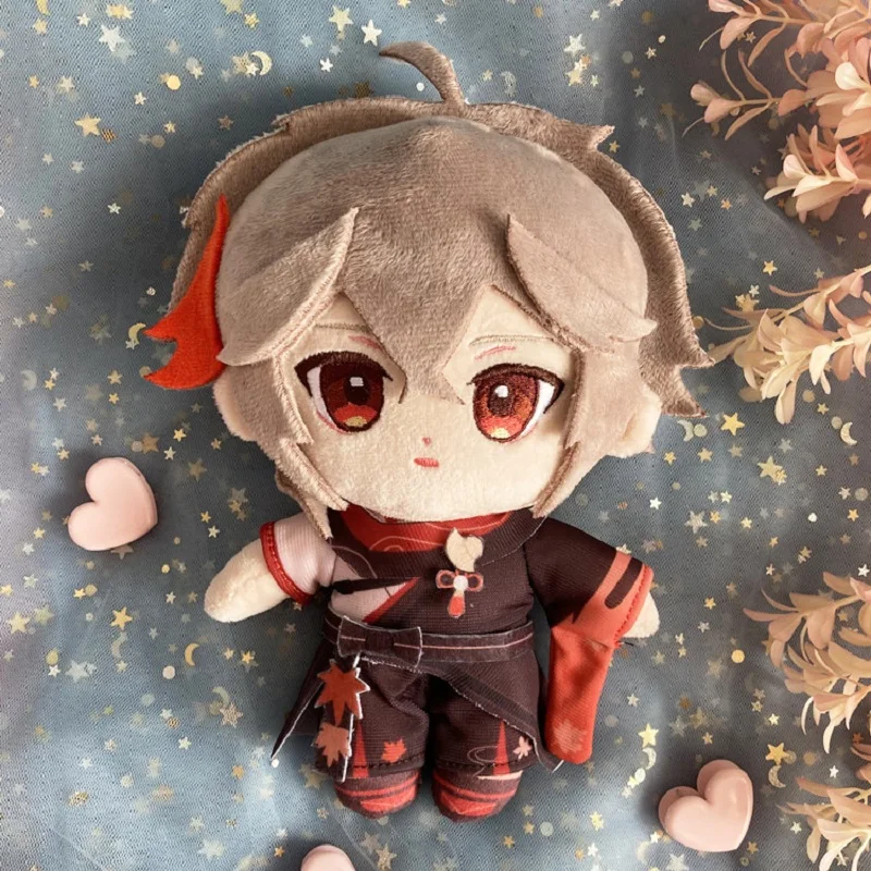 Genshin Impact Kazuha Plush Toy Game Character Plushie Figure Stuffed Doll Soft Cute Sleeping Pillow Gift for Kids Fans Birthday genshin impact plush toys cosplay anime kawaii yae miko boys girls gift doll cartoon mascot christmas presents stuffed animals