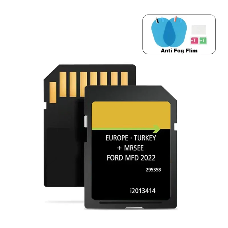 

New Latest Genuine For Ford Mfd 2022 Sync Map Sat Nav Sd Card Fiesta Focus Kuga With Anti Fog Reaview Stickers