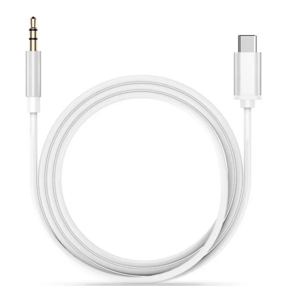 USB-C to 3.5mm AUX Audio Cable, Type-C Aux Adapter Converter for Car, Headphones & Speakers - 3