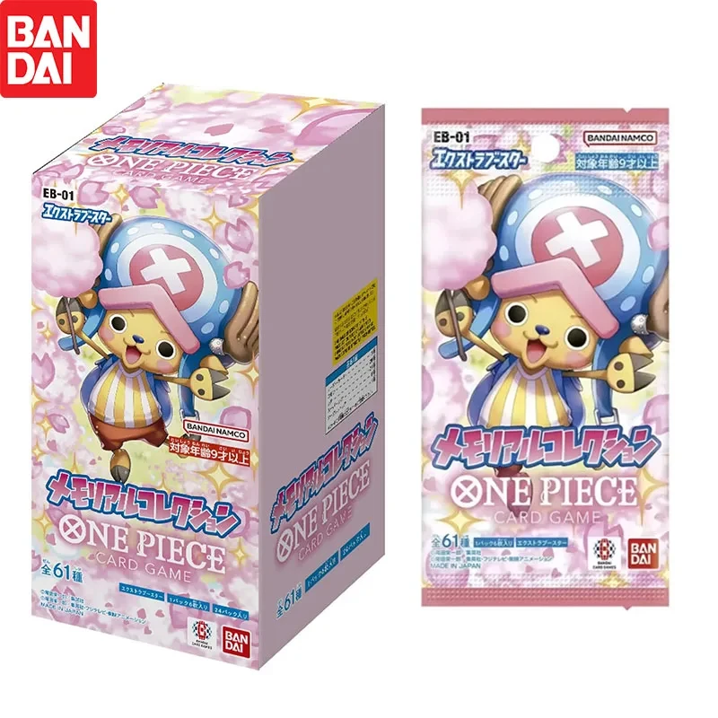 

Bandai One Piece Card Tcg Аниме игра Extra Booster Памятная Коллекция Eb-01 (японский) Коллекционная карта игрушка