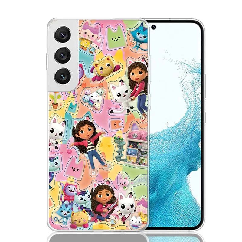 Whimsical Cat-Themed Phone Case - Playful Cartoon Design
