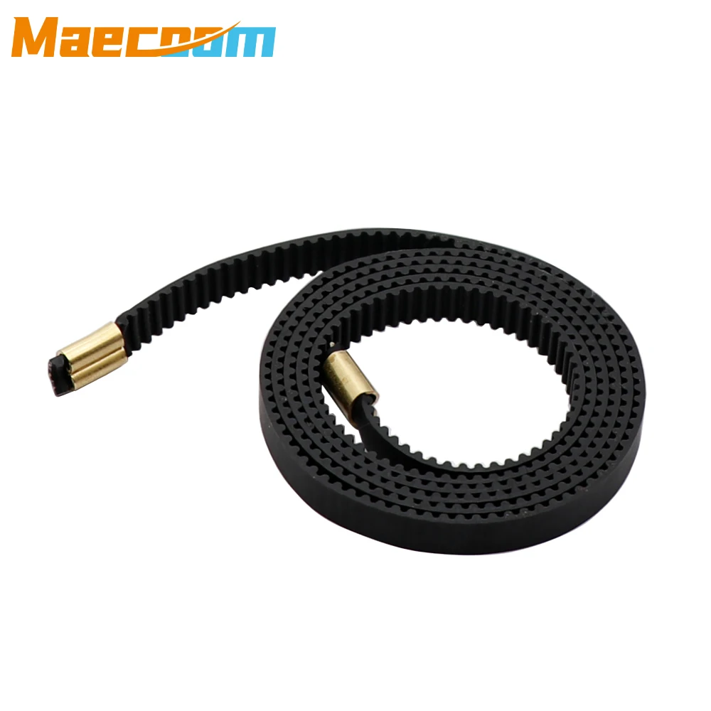 2pcs X + Y 축 동기 벨트 Gt2-6Mm X 765Mm + Y 720Mm Creatity Ender 3 3D 프린터 부품 용 폐쇄 루프 타이밍 벨트 터미널