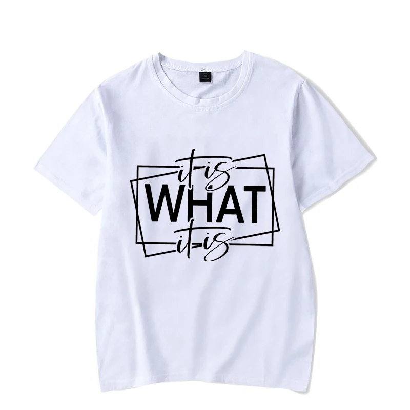 Men's T shirts It Is What It Is Graphic T Shirts Shirts for Men Women