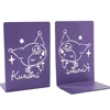 Sanrio Kuromi Bookends Purple Metal Bookends Heavy Duty Bookends for Fans Collection Book Lovers Home Office Bookends Supplies 2
