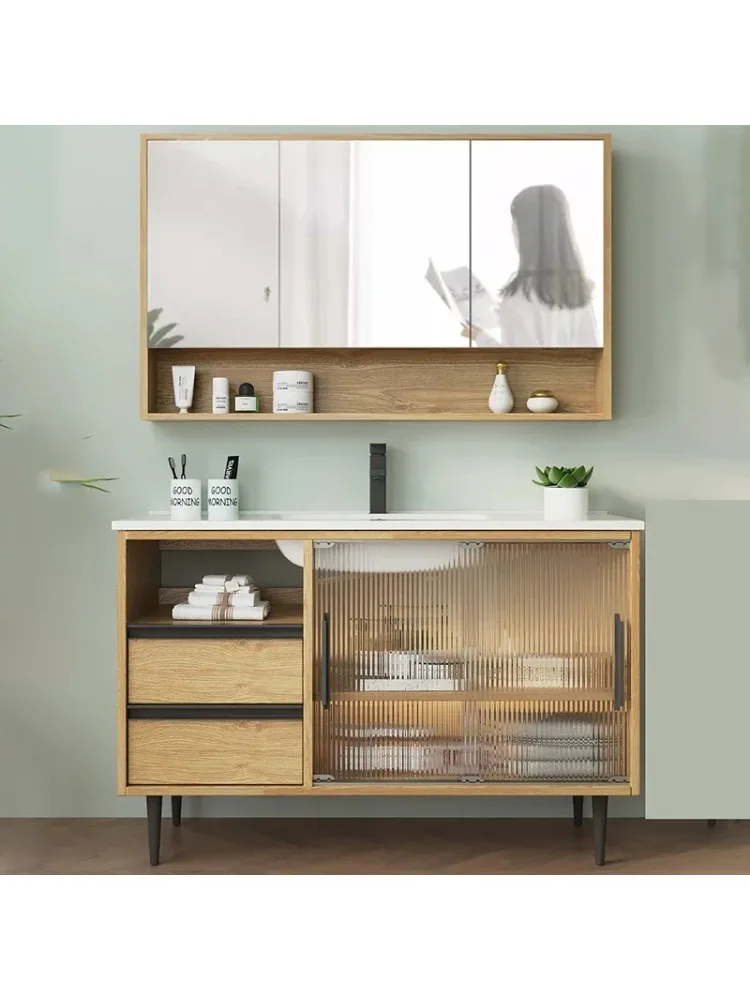 Entrance Mirror Bathroom Cabinets Storage Narrow Make Up Organizer Closet Gabinete Furniture