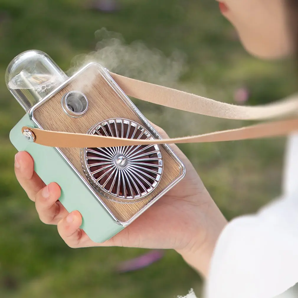 

Newest 3 In 1 Cooling Fan Hanging Neck Fan Cooler Portable Cooling Fan Rechargeable Bladeless Coolers Humidification USB Fans