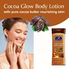 DR.DAVEY 13.53Ounce Cocoa Butter Body Lotion - Unisex，Food flavor，No Alcohol，Nourishing moisturizing cream for all skin types，10