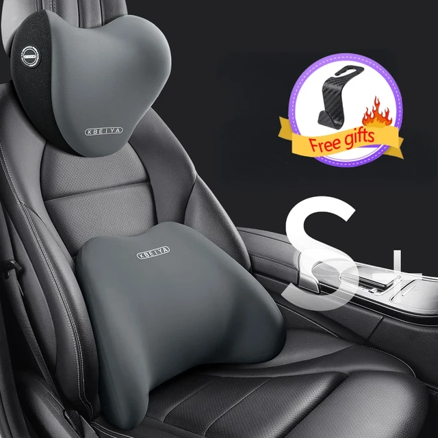 Auto Kopfstütze Lordos stütze Nacken kissen Unterstützung Universal kissen  Memory Foam Rückens tütze Auto Fahrzeug liefert Reise zubehör