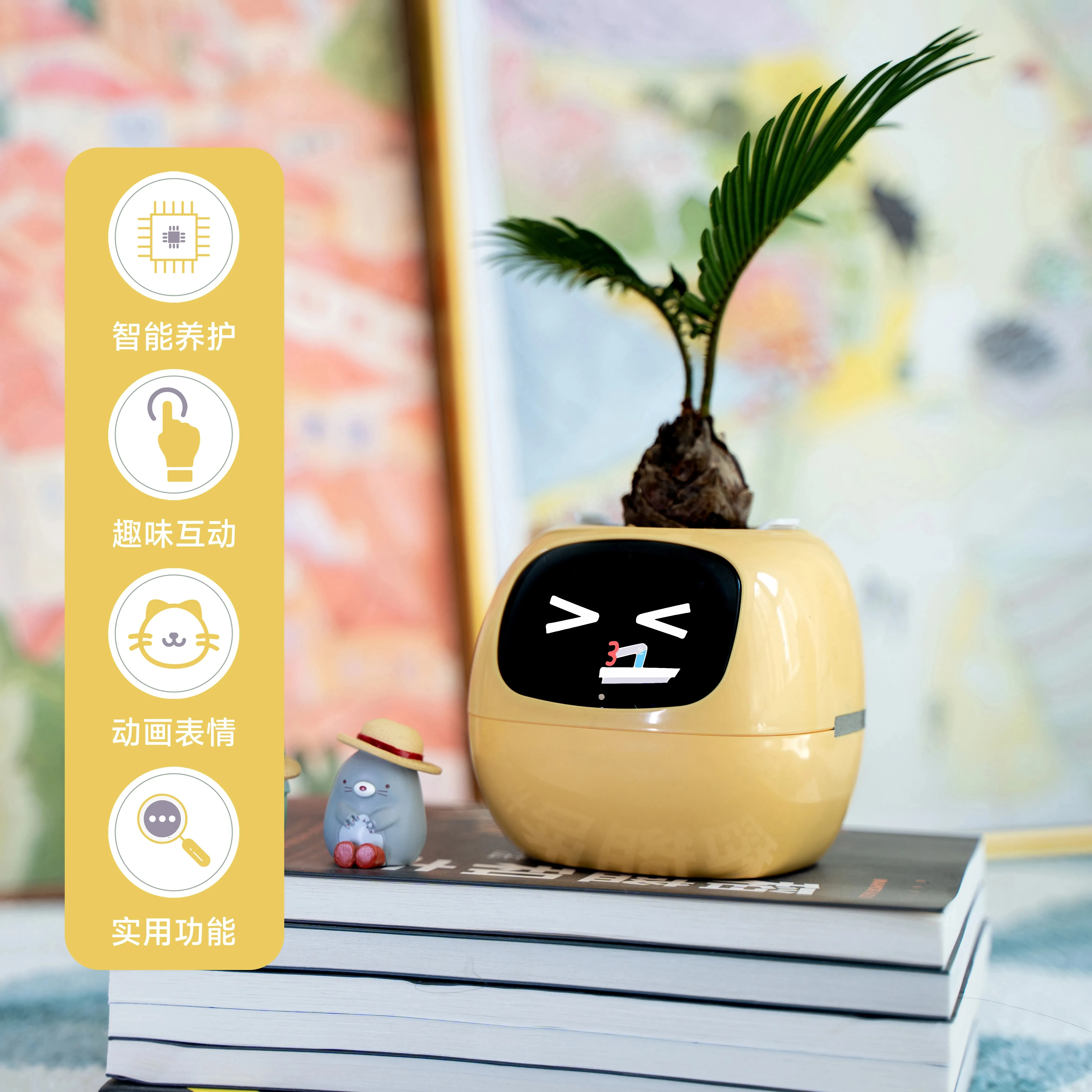Ivy Plant Pet Robot Creative Interaction Tamagotchi Pet Cute Smart Flower Small Pot App Control Plants Emotions Robot