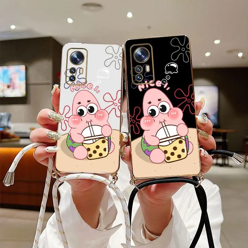 

Milktea Baby Crossbody Lanyard Silicone Phone Case For Xiaomi Mi 13 13Pro 12 12T 12S Ultra 11 11T Ultra 11 Lite 10 10T 9 8 Cover