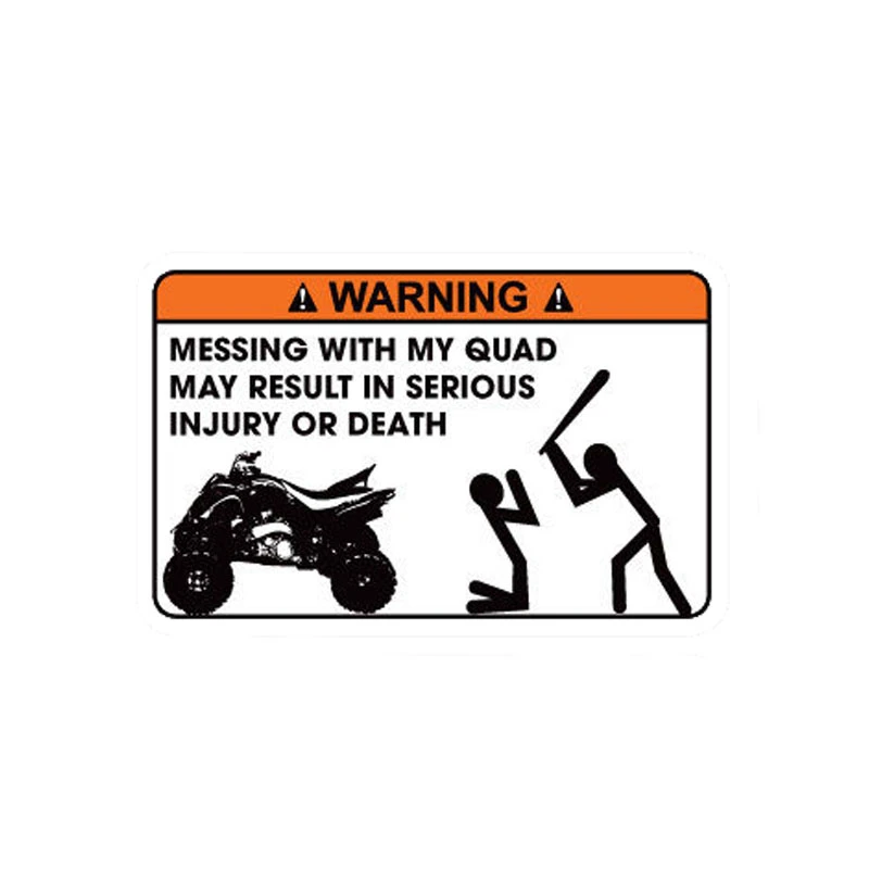 

Loss may cause serious injury or death Sign sticker PVC waterproof car sticker Laptop luggage door sign sticker