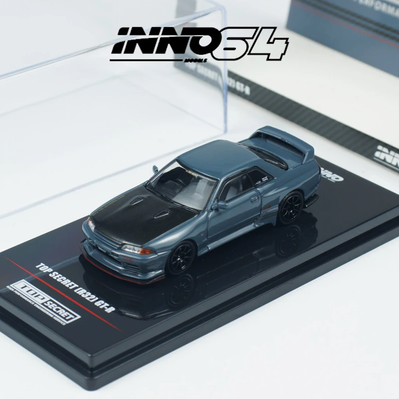 INNO 1:64 RX7 FD3S RX3 TOP SECRET R32 R34 R33 R35 GTR GR86 PANDEM ROCKET BUNNY 001 308 합금 자동차 모형