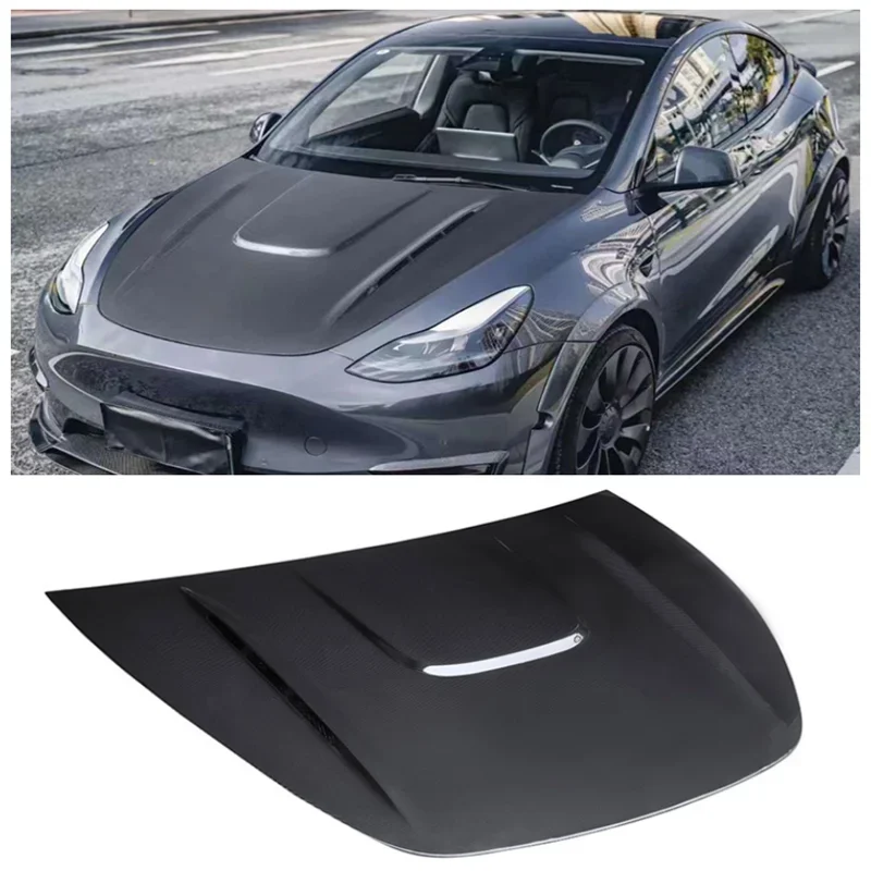 

Передний бампер из углеродного волокна для Tesla Model Y 2019 2020 2021 2022