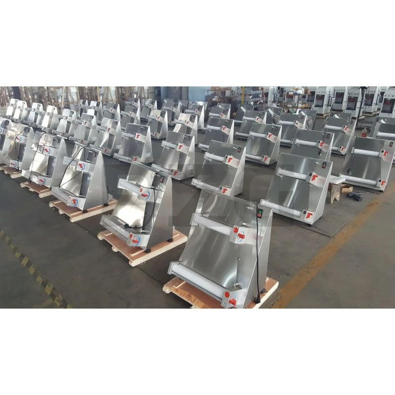 Commercial Electric Pizza Dough Roller Machine 6-15 Inch Semi-Automatic Pizza Sheeter Roller Form Base Making Press Machine
