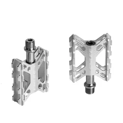 ENLEE Aluminum Alloy Bike Pedals (N13 silver)