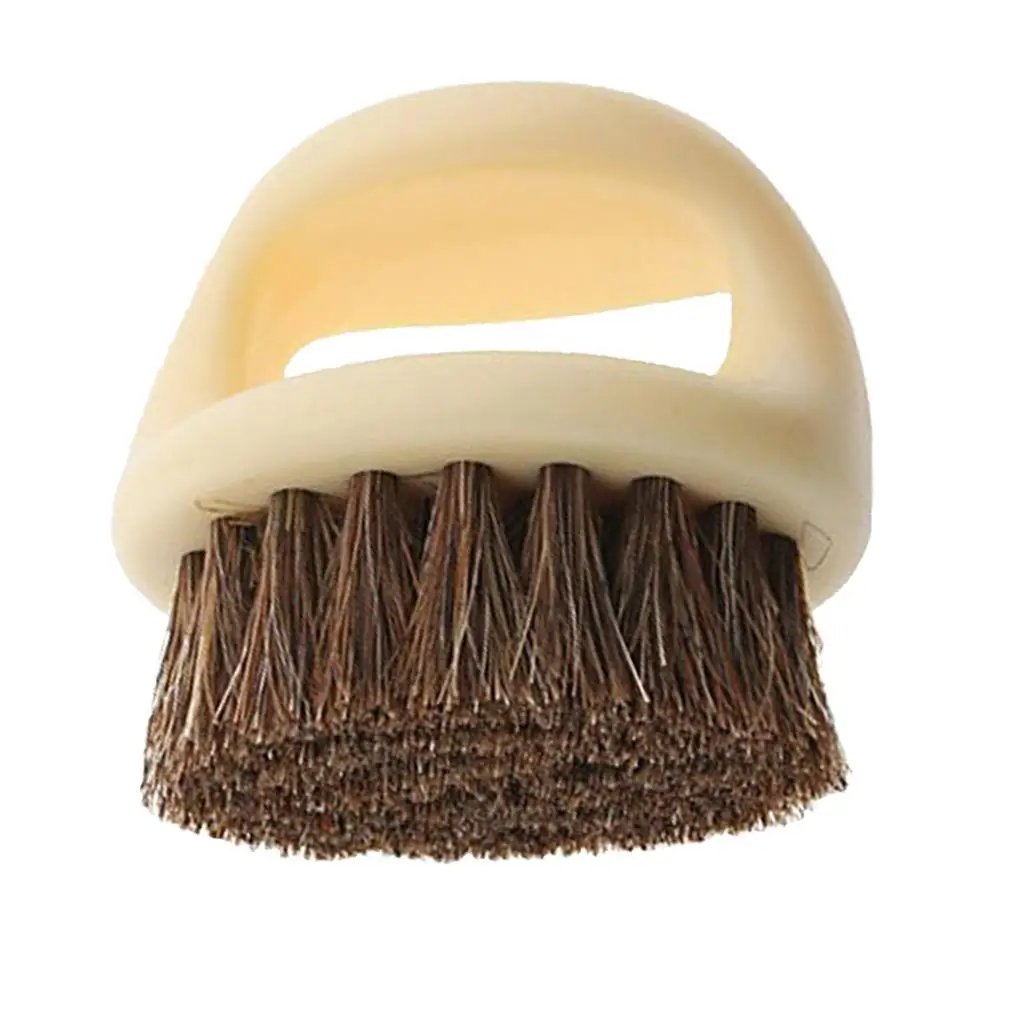 Portable Round Shape Horse Hair Shoes Brush Leather Shoes Polish Care Tool Portable Round Shape Horse Hair Shoes Brush Leather Shoes Polish Care Tool