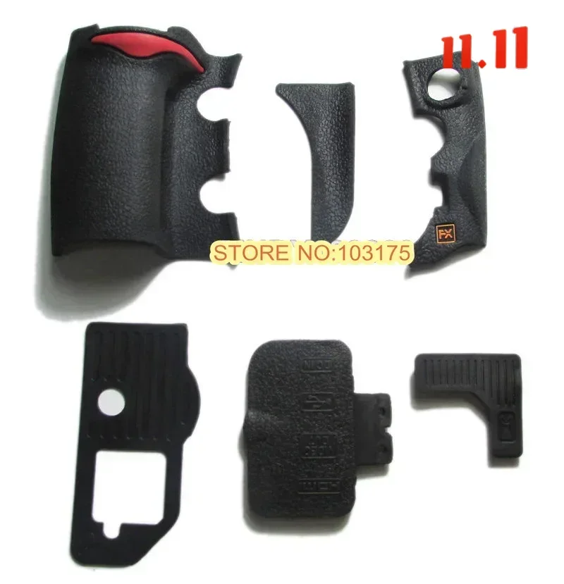 Camera Screw Camera Interface Cover A Set of 6 Pieces Grip Rubber Cover USB Adhesive Tape Nikon D700 Camera Repair Part
