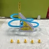 Popular Children 0-6 Years Old Yellow Duck Climbing Ladder, Children's Baby Head Up Practice Slide, Track Car Puzzle Toy 5