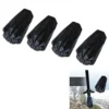 4pcs Thicken Trekking Poles Anti-Slip Rubber Tips Black Hiking Walking Sticks Tips Protector Alpenstocks Head Protection Parts 1
