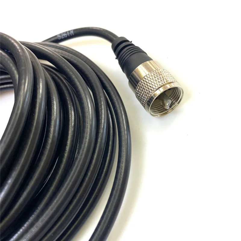 N-2 5M NMO PL259 RG-58 동축 케이블 안테나 케이블 NMO 마운트 자동차 트럭 아마추어 라디오 모바일 자동차 라디오 안테나 케이블