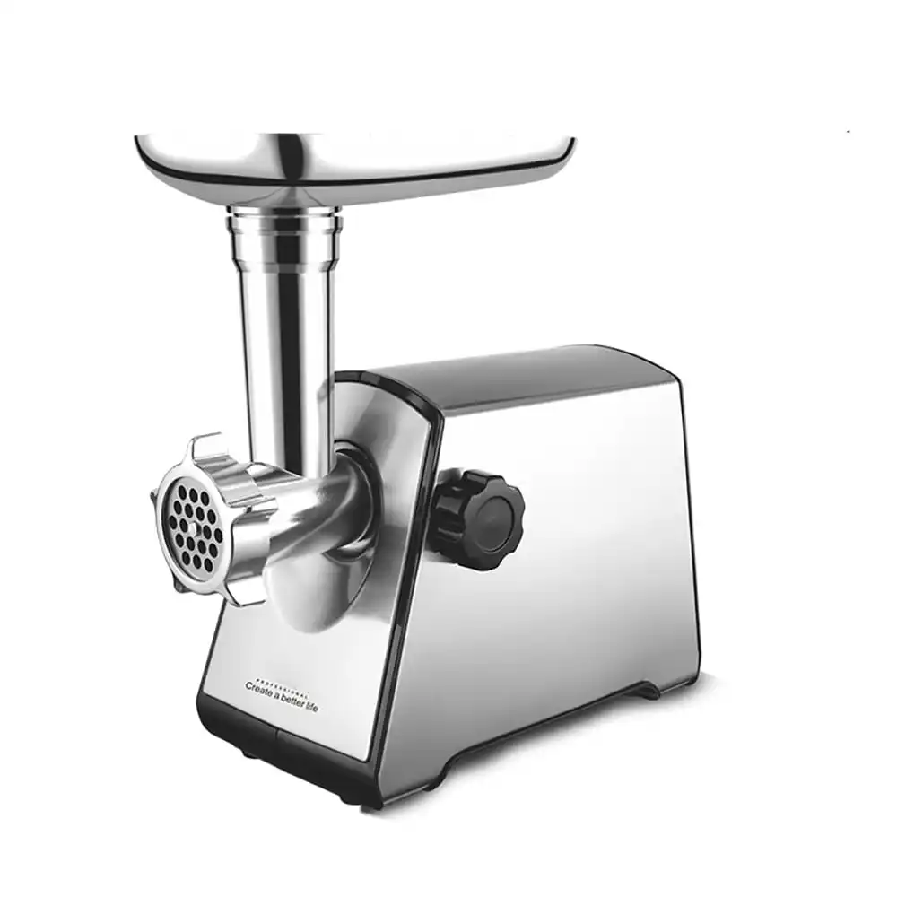 Electric Meat Grinder, Household Small Multifunctional Meat Grinder Fully Automatic Stainless Steel Mincing Meat Filling Machine