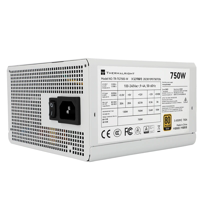 THERMALRIGHT TR-TPFX750-W 750W電源 ホワイト TPFX-750-W – Thermalright