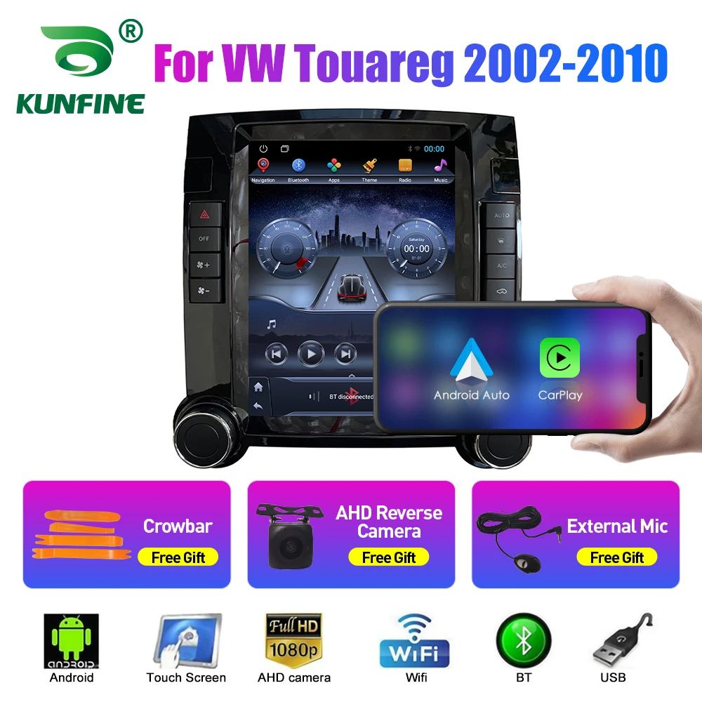 

Автомобильная Мультимедийная система 2 Din, 9,7 дюйма, Android, для VW Touareg 2002-2010, стерео, автомобильный мультимедийный видеоплеер, DVD, GPS-навигация