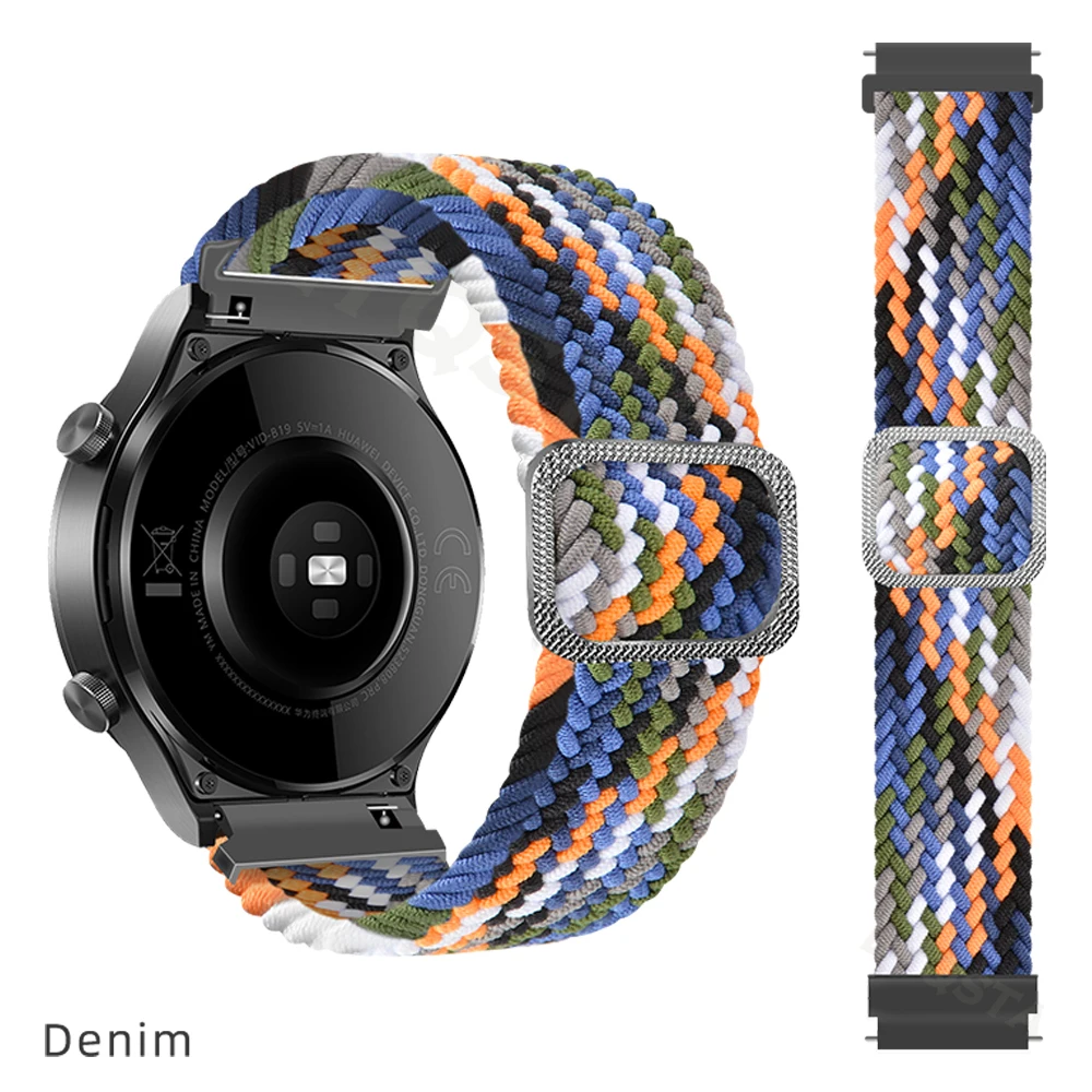 Premium 22mm Nylon Smartwatch Band Bracelet