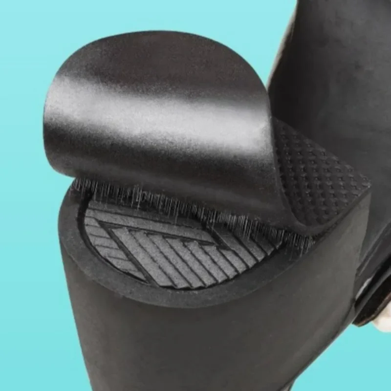 Sole Non-slip Self Adhesive Sticker High Heels Black White Rubber Patch Shoes Bottom Cuttable Stickers Wear-resistant Paster