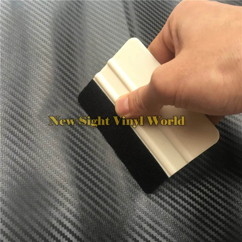 100 pcs/Lot Car Application Tools White Felt Squeegee For Car Wrapping