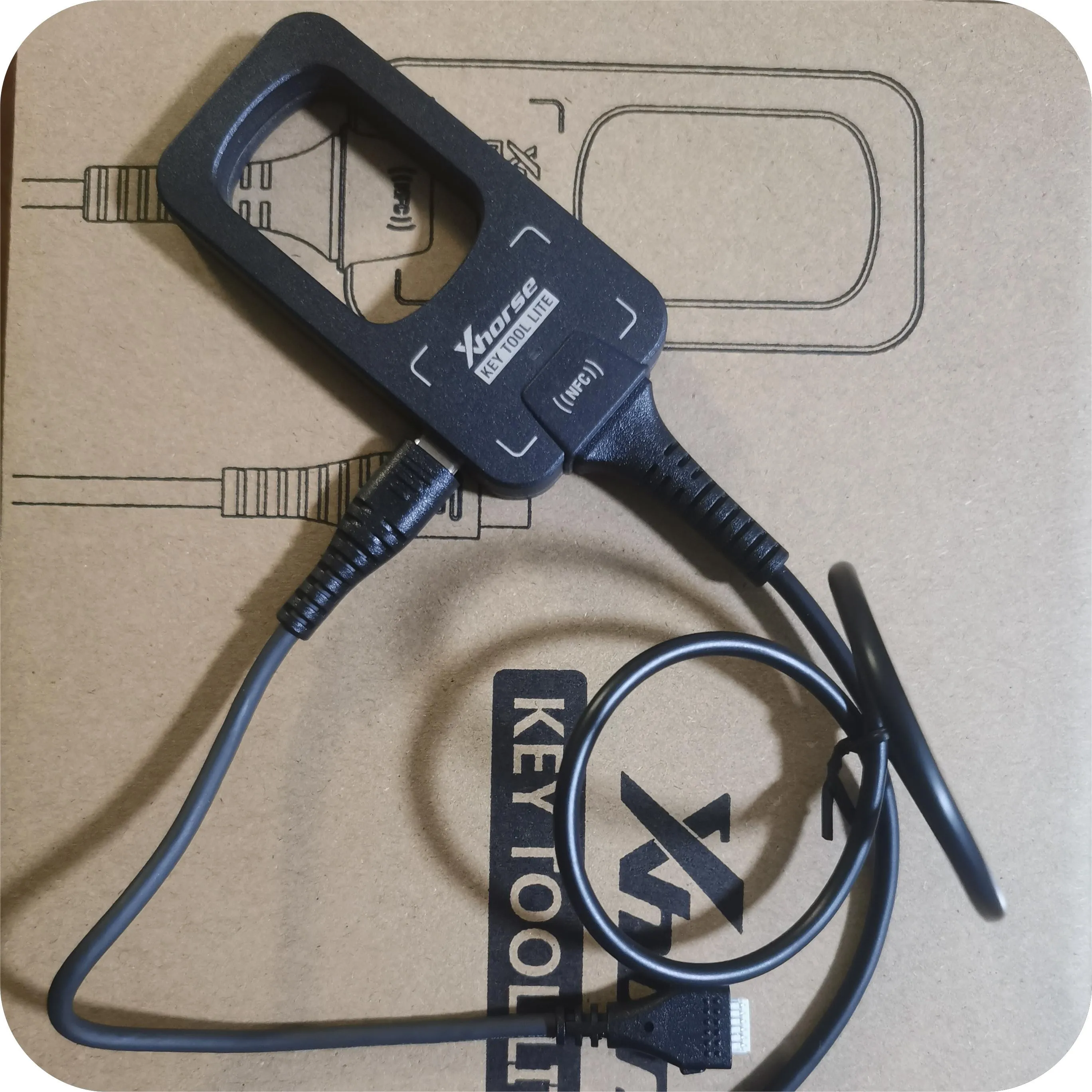 

Vvdi Bee Handset Keytool Lite Wired Lark Remote Control Generator Chip Read/Write Instrument Android