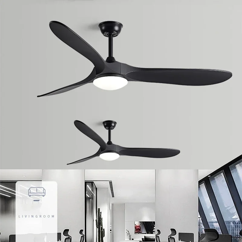 

Потолочный вентилятор с большим ветром, лампа в скандинавском стиле для простого коммерческого офиса, ретро, гостиной, ресторана, электрический вентилятор с регулируемой частотой