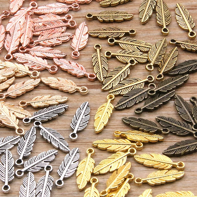 Mini Leaves Charms Jewelry Making  Bronze Jewelry Making Pendants - 80pcs  2023 New 5 - Aliexpress