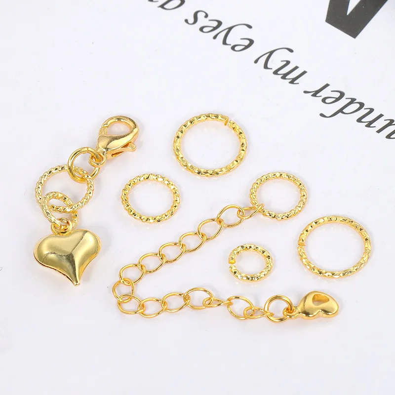 30Pcs Brass Twisted Open Jump Rings Gold Plated 6/8/10/12mm Textured O  Rings Connectors for Jewelry Making Diy Earrings Necklace - AliExpress