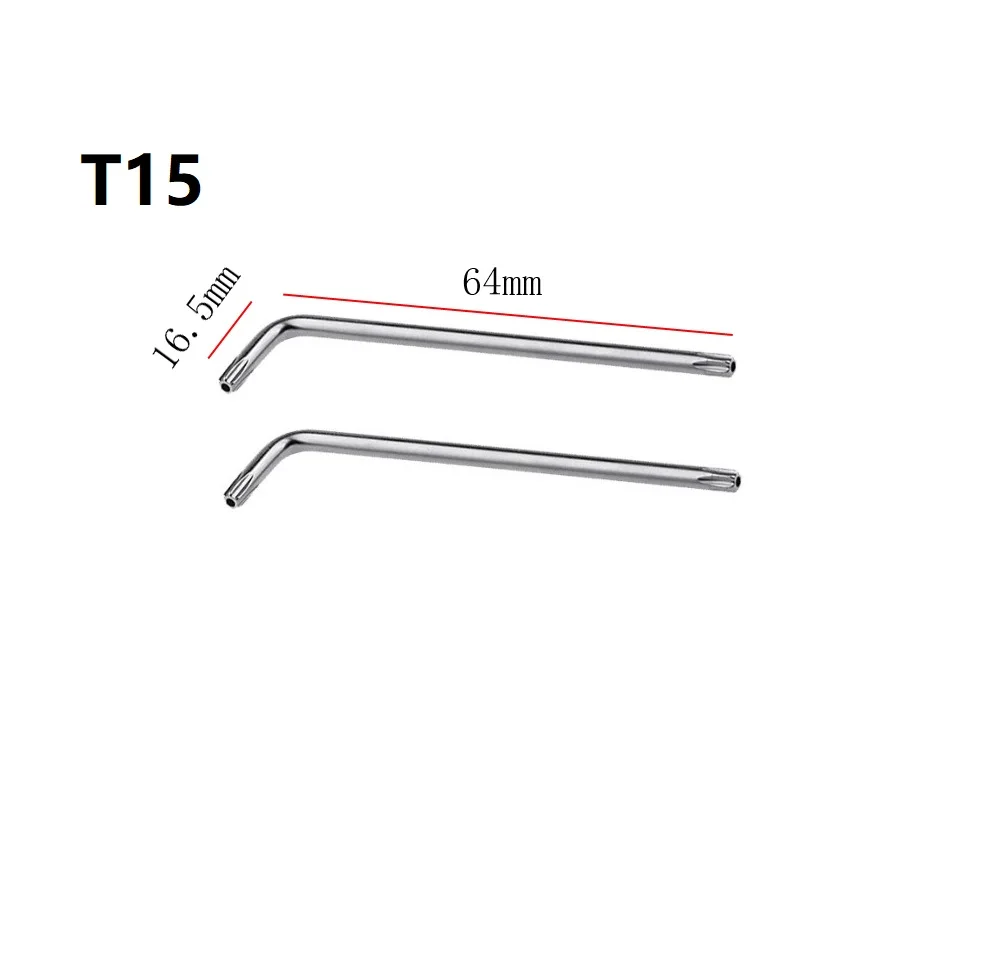2 stücke Torx Hex Schlüssel Schraubendreher Schlüssel T30 T20 T25 T15 Legierung Stahl Doppel-Ende 2-weg Mini Torx schraubendreher Schraubenschlüssel Werkzeug – Detail 2