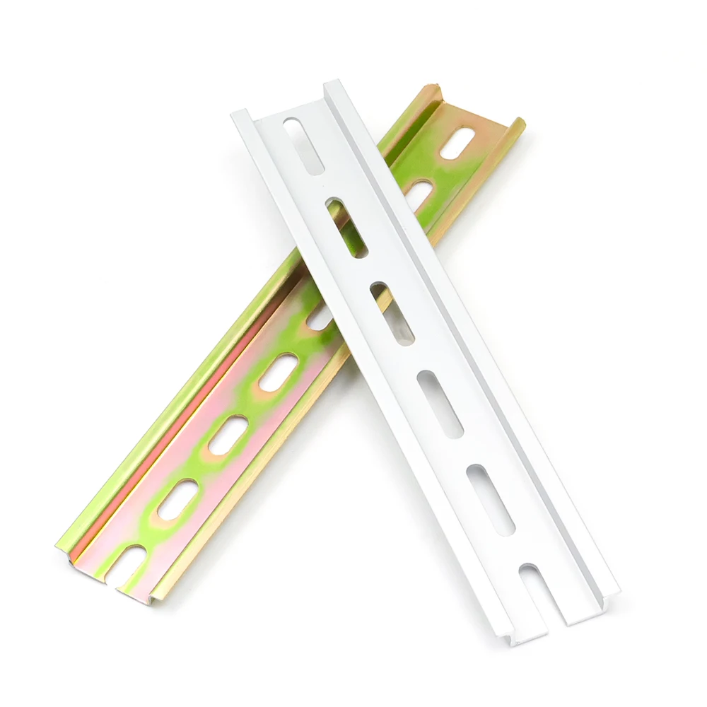 Din Rail C45 35mm DIN Rail Protective End Caps Scratchproof Durable ElectricalEnhancement 10Pcs