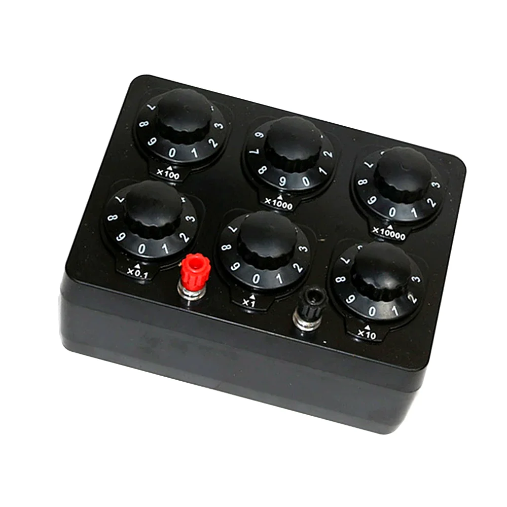 0~99999.9 Ohm Adjustable Variable Resistance Box Decade Resistor Experimental Equipment For Physical Resistance Box Teaching
