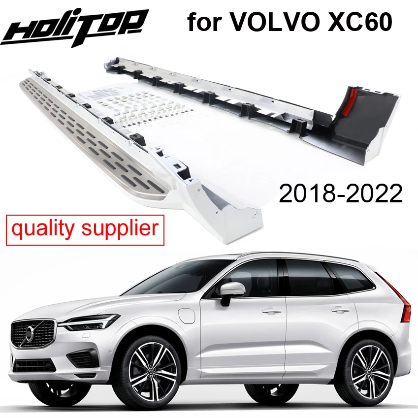 ランニングボードサイドステップnerfバーボルボXC60 2018 2019 2020 2021 2022、8色の選択肢、による供給工場