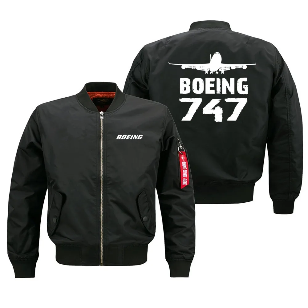 

2024 Aviator Boeing 747 Pilots Ma1 Bomber Jackets for Men Spring Autumn Winter Man Jackets Coats Top