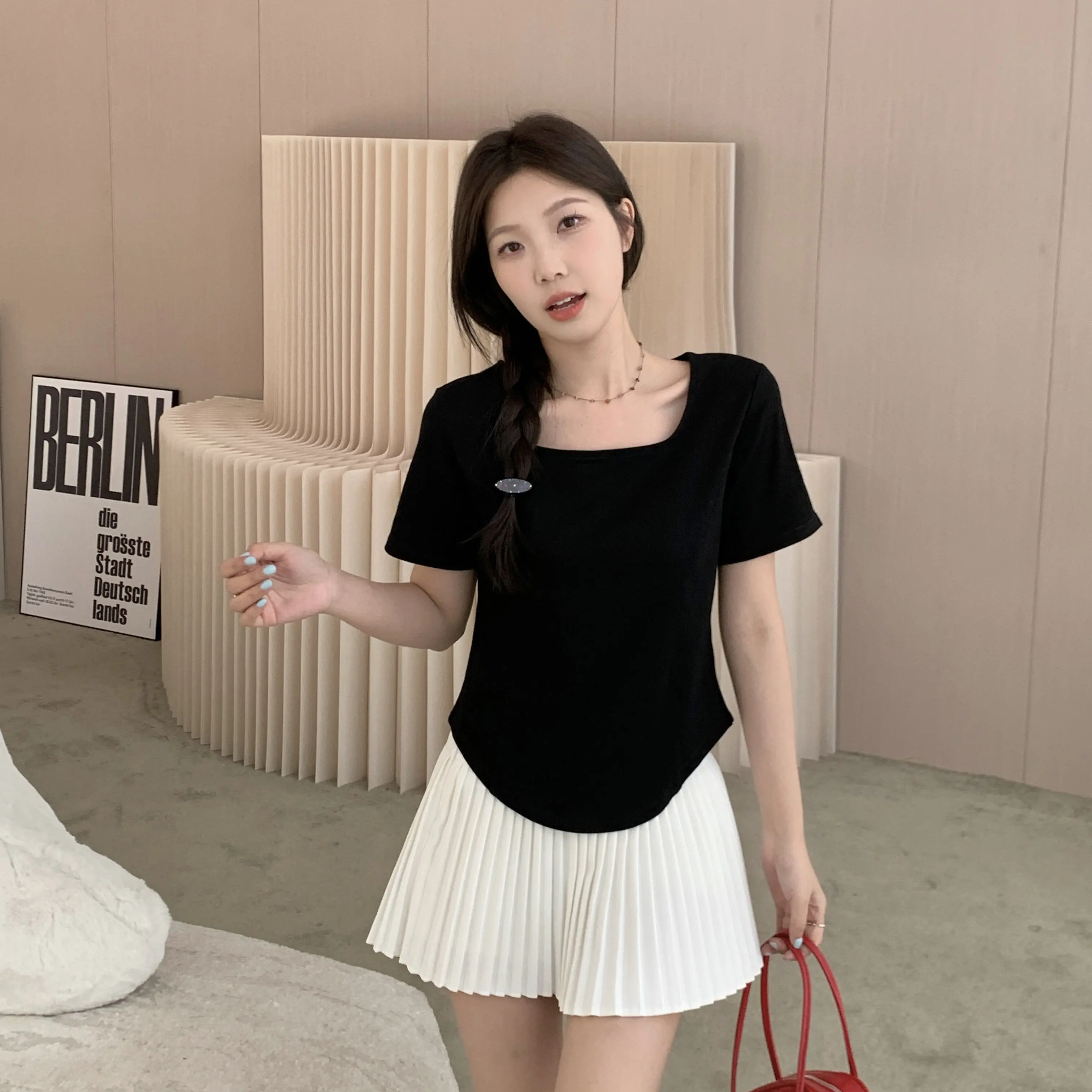 Black [square neckline]