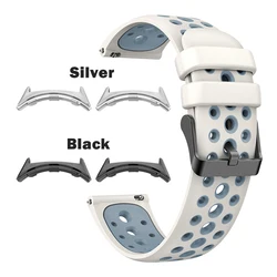 Dual - Tone Mesh Strap with Breathable Design - Pixel watch 2 1 (White blue)