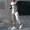 Autumn Casual Fashion 3D Print Men's Sportswear Set Long-Sleeved T Shirt Pants 2-Piece Set Oversized Pullover Men Clothing 2