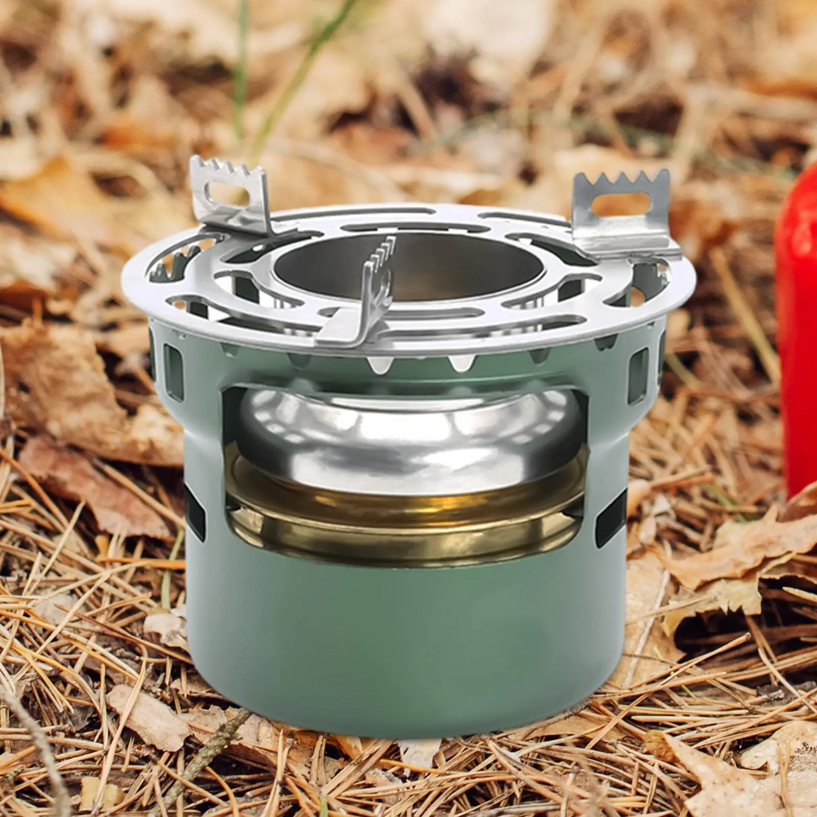 Alcohol Stove Spirit Burner Lightweight Portable Metal Camping Stove Furnace for Outdoor Activities BBQ Travel Kitchen Gadget