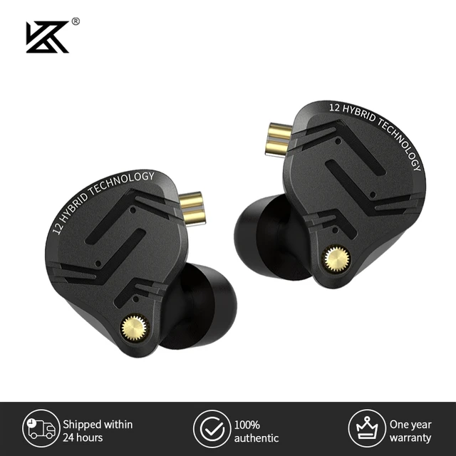 KZ ZS12 PRO X Metal Earphones 1DD+5BA Hybrid HIFI Bass In Ear Monitor Headphones Music Sport Noise Cancelling Headset New Arrive